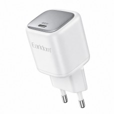 Мережевий зарядний пристрій Earldom ES-EU64 GaN PD charger 45W White